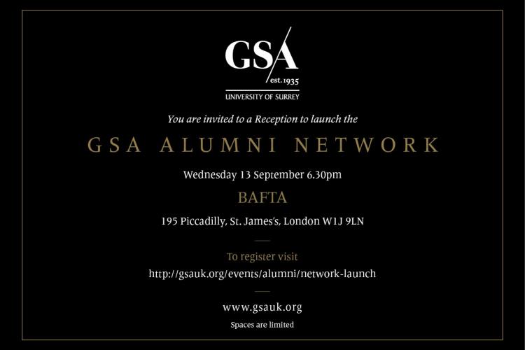 GSA Alumni registration card